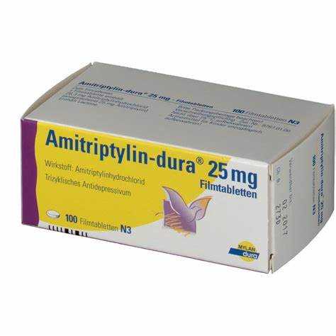 Amitriptyline and lithium