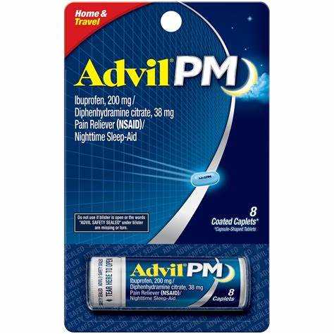 Can i take amitriptyline with advil pm